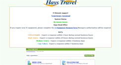 Desktop Screenshot of itsupport.haystravel.co.uk